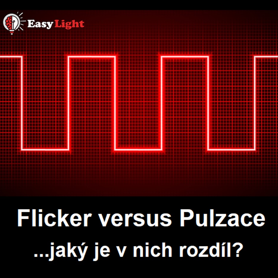 Flicker (podprahove problikavani) verzus pulzace. Jaky je mezi nimi rozdil a proč je pulzace prospešná - EasyLight, terapie červeným a infračerveným svetlem